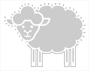 Sheep Icon Dot To Dot Y_2303001