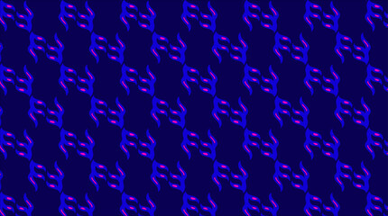 blue claw like pattern