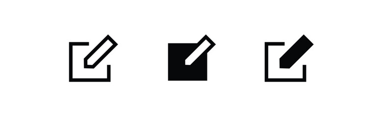 Pen Icon. Pencil, education, writer, copywriting icons button, vector, sign, symbol, logo, illustration, editable stroke, flat design style isolated on white linear pictogram