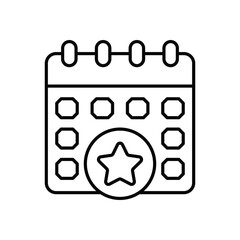 Planner  Vector icon