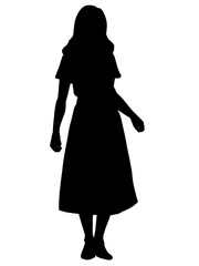 女性全身シルエット