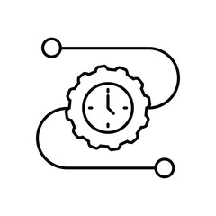 Timeline  Vector icon