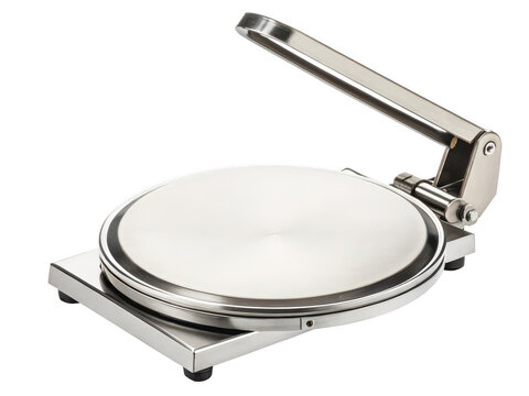 Tortilla press png dough flattener png tortilla maker png Mexican kitchen tool png flatbread press png transparent background image