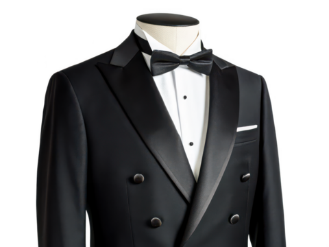Tuxedo png formal wear png black suit png groom outfit png elegant attire png transparent background image - Powered by Adobe