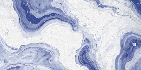 Fototapeta premium watercolor painting featuring swirling shades of blue and white texture fluid art design creates a dynamic texture ocean.