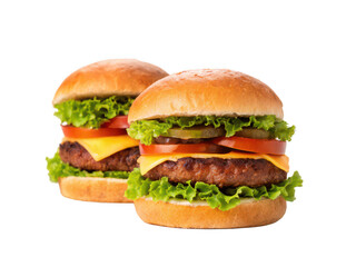Two for one burger deal png fast food combo png burger meal png discount offer png double burger png transparent background image