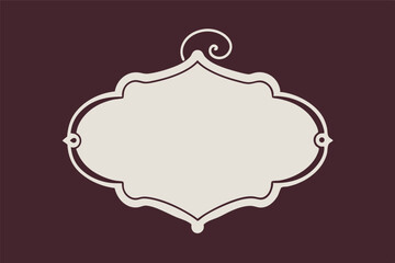 Elegant vintage vector frame set with floral ornament for cards and invitations