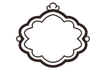 Merry Christmas greeting card design with speech bubble cloud illustration