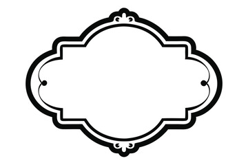 Abstract vector illustration of a speech bubble cloud icon symbolizing communication or thought