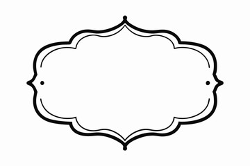 Set of vintage vector frames with floral ornaments, perfect for retro labels, cards, or scrapbook designs