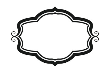 Decorative vintage vector frame set with abstract elements, retro labels, and ornate borders perfect for invitations or scrapbook design