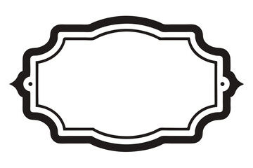 Vintage vector frame set for text or photos, perfect for retro banner designs or decorative scrapbook elements