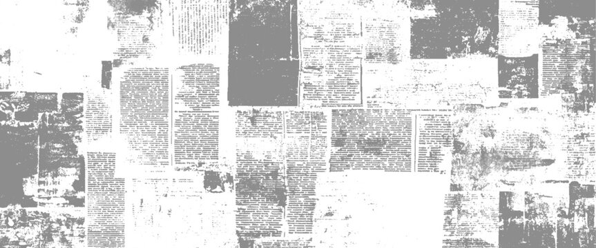 Vector newspaper or magazine clippings