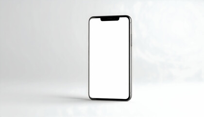 High-End Smartphone Mockup Professional Studio Shot of a Generic Mobile Phone with Blank Screen