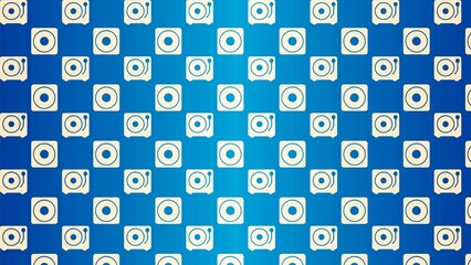 vector seamless speaker microphone  headphone pattern 