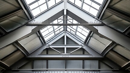 Fototapeta premium Industrial Roof Structure
