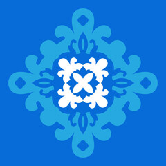 Turkish Oriental Folk Wall Stencil - Oriental Pattern for Home Decor