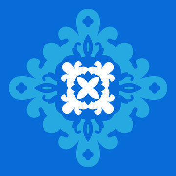 Turkish Oriental Folk Wall Stencil - Oriental Pattern for Home Decor