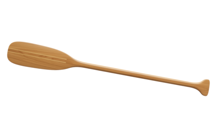 Isolated Wooden Oar
