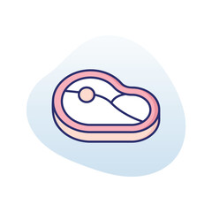 Meat  Vector icon