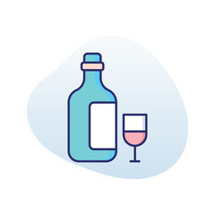 Wine Vector icon