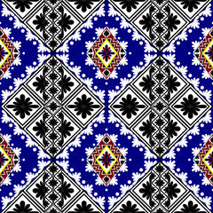 Abstract ethnic geometric pattern design for background or Wallpaper.