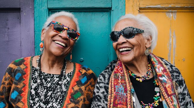 LGBTQ Elders Embracing Pride and Happiness - Powered by Adobe