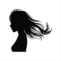silhouette of a girl