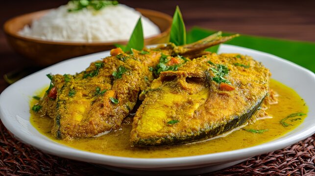 Shorshe Ilish Plate