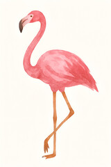 Fototapeta premium Watercolor Flamingo