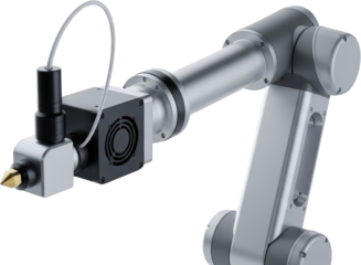 Advanced Robotic Arm with Precision 3D Printing Nozzle Technology