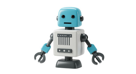Isolated Toy Robot