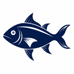 vector illustration of a fish