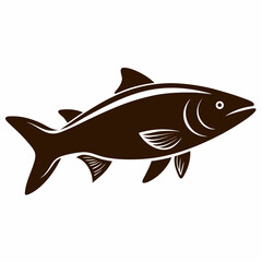 vector illustration of a fish