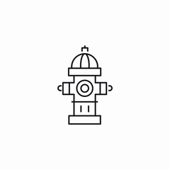 fire hydrant icon sign vector