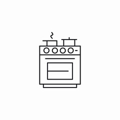 kitchen cooking icon sign vector