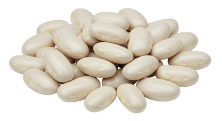 Isolated White Beans