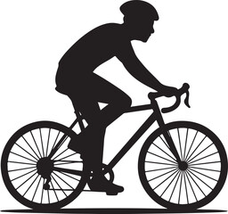 Obraz premium Bicycle Rider Vector