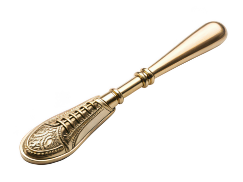 antique shoe horn png vintage shoehorn png classic shoe accessory png old shoe helper png decorative shoe horn png transparent background image