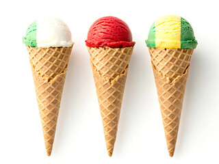 International Flavors Ice Cream Cone: Flags of the World