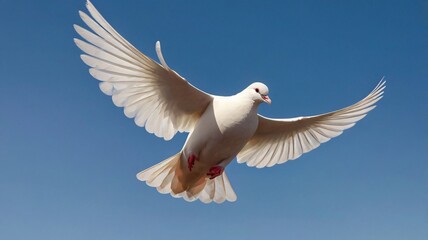 Fototapeta premium dove in flight