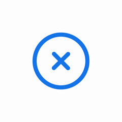 Obraz premium content deletion icon sign vector