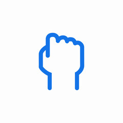 hand grab icon sign vector