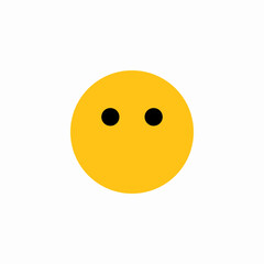 speechless impression icon sign vector