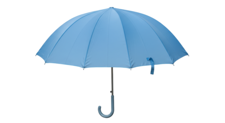 Isolated Blue Umbrella