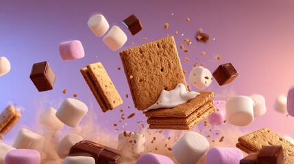 National Graham Cracker Day, illustration