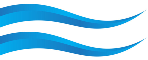 blue wave curve, golden wave corner shape for element, stripes ribbon blue graphic, blue gold. vectors