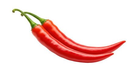 Isolated Chili Peppers