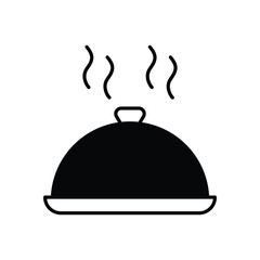 Food Tray Vector icon