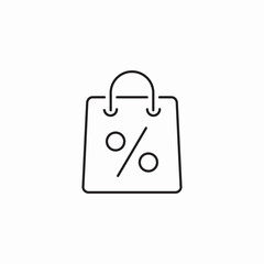 sale discount shopping icon sign vector